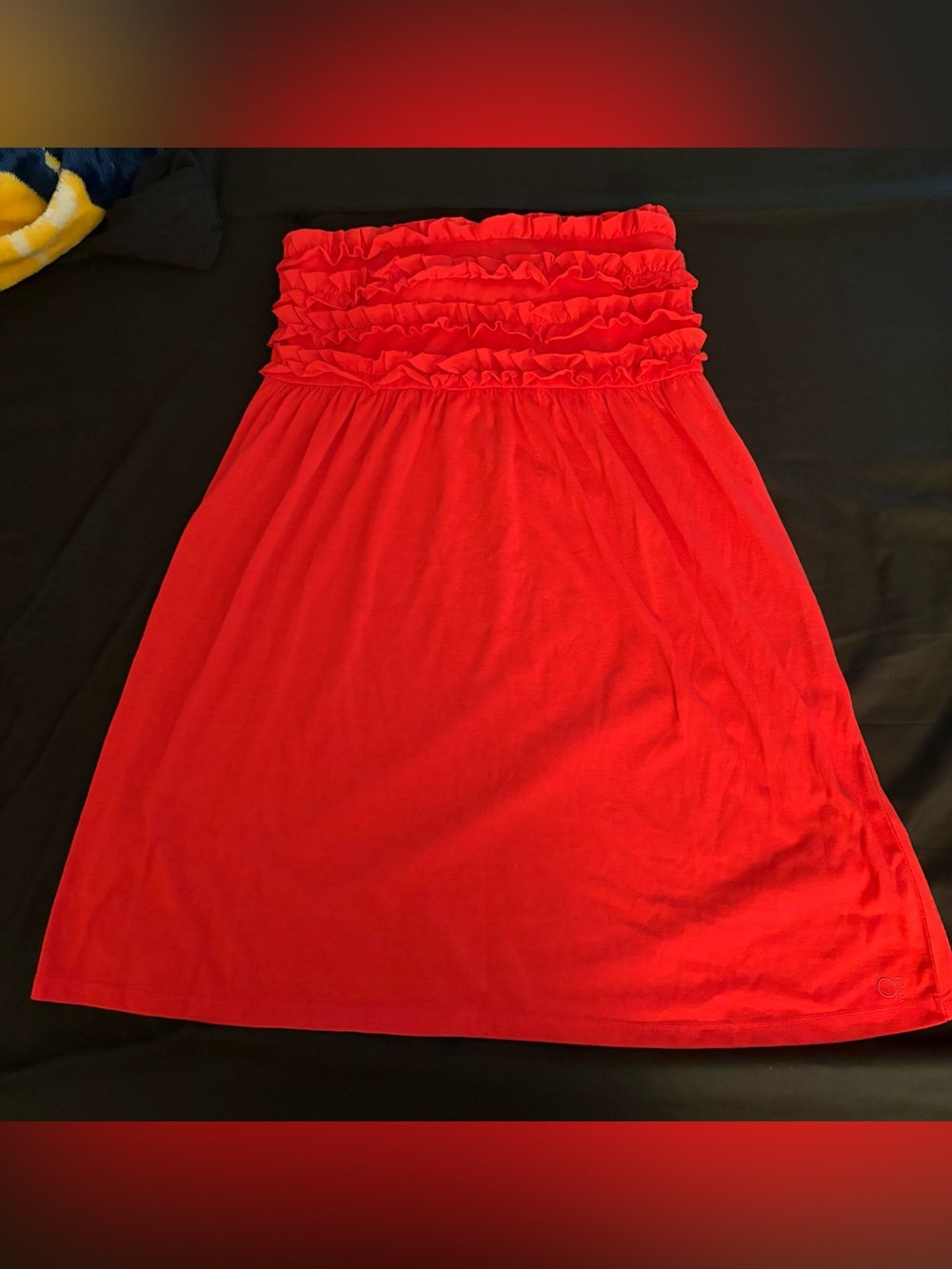 Junior’s OP ruffled bodice strapless cover up in size XL 15/17 NWOT